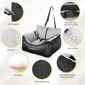 Siège de voiture double face <span class=keywords><strong>pour</strong></span> petits chiens, lit de voyage doux <span class=keywords><strong>pour</strong></span> animaux de compagnie, entièrement détachable et lavable, siège de voiture <span class=keywords><strong>pour</strong></span> chat - Product Image 4