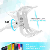 Support de téléphone à col de cygne, Long bras Flexible en aluminium, support de pince réglable pour support de téléphone portable