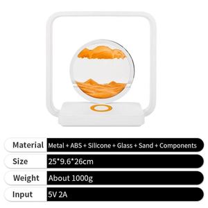 Promotion Sand Art <b>Picture</b> Led Custom Touch Dimmable Quicksand Light With Logo - Product Image 2