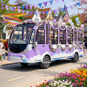 Autobús Turístico Descapotable con 16 Asientos, Ventanas Panorámicas y Estructura Antivuelco para Viajes a Zonas Balnearias - Product Image 1