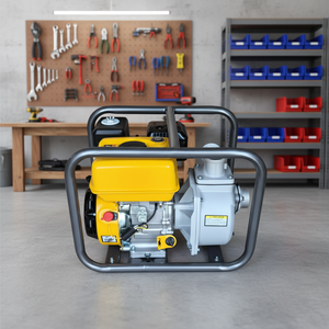 Pompa centrifuga per acqua a benzina da 2 pollici, 4HP, fornisce produzione di attrezzature originali per l'irrigazione agricola - Product Image 4