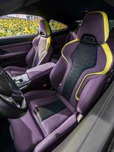 GZYLC Sedile <span class=keywords><strong>Auto</strong></span> Premium Originale in Pelle PU e Vera Pelle per BMW M3/M5 Serie 3/5 X5 - Product Image 2