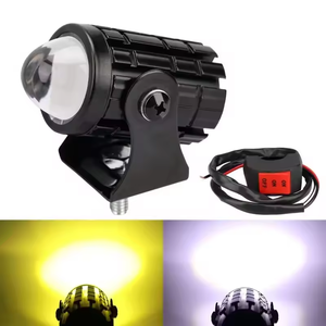 Vcan kép màu trắng vàng IP67 <span class=keywords><strong>LED</strong></span> Đèn Xe Máy súng thép nhỏ lái xe ánh sáng phụ trợ Đèn pha - Product Image 3