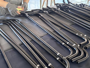 SANQIANG Cama elevada para perros al aire libre Perro de gran tamaño, cuna elevada portátil para interiores y exteriores Cama hamaca para mascotas - Product Image 3