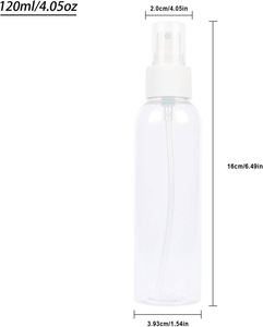 Empty Continuous Spray Fine Mist PET 5ml 10ml 15ml 20ml 30ml 50ml 60ml 80ml 100ml <b>200ml</b> Transparent Plastic Screen Printing - Product Image 2