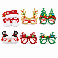 Nouvelles lunettes décoratives de Noël transfrontalières pour adultes et enfants, idéales comme cadeaux de Noël et articles de décoration de fêtes