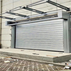 Porte de garage à enroulement coupe-vent en aluminium double couche avec âme en mousse, isolée thermiquement et économe en énergie - Product Image 3