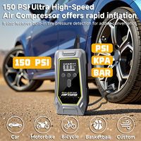 NCFKOS 10000mah All in One 12 Volt Car Motorbike Jump Starter 1000A Peak Starters Booster Pack for Car Three Modes Led Light