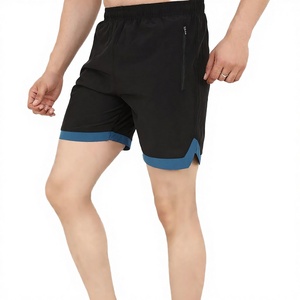 Men's Summer Casual Cargo <b>Shorts</b> Workwear Style Solid Color <b>Polyester</b>/Nylon Mid Elastic Waist Loose Fit Breathable Knitted - Product Image 3