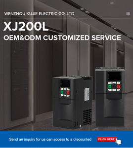 Convertisseur de fréquence VFD monophasé triphasé haute performance XJELE XJ200L 220V 380V 4KW 5.5kw 11kw IP20 à circuit ouvert vectoriel - Product Image 2