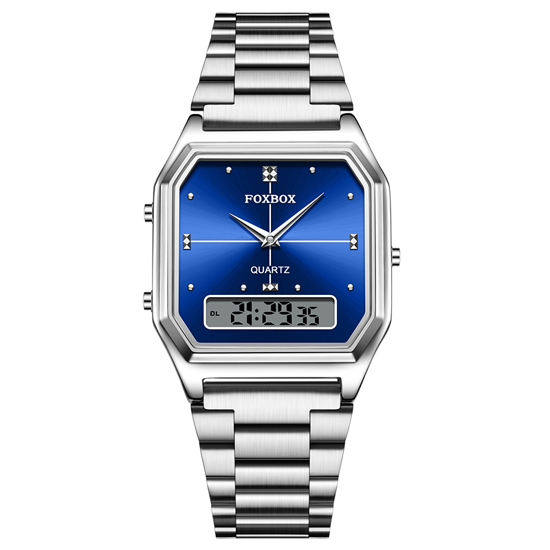 E - silver blue