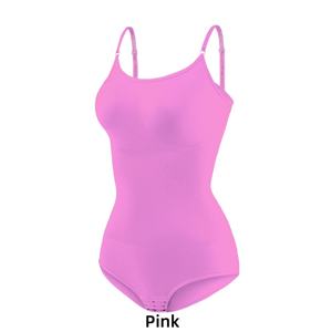 Body sin costuras moldeador de cuerpo completo con logotipo personalizado al por mayor Body de talla grande con Tanga y control de barriga - Product Image 5