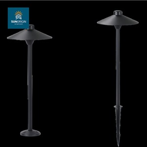 Lampe de jardin LED d'extérieur en forme de champignon IP65 Aluminium Path & Landscape Lighting DC AC Power with Umbrella-Shaped Design - Product Image 5
