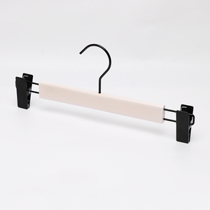 Tùy chỉnh bằng gỗ quần móc kim loại Clips bán buôn gỗ váy móc quần áo cửa hàng - Product Image 3