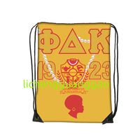 Sac à dos à cordon Zeta Phi Beta Sorority, sac à cordon décontracté et portable, sac de sport simple pour activités de plein air