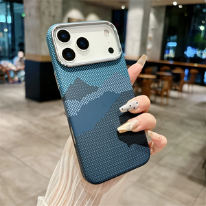 Ốp điện thoại siêu mỏng, cứng, nhiều màu sắc, chất liệu sợi carbon dành cho <span class=keywords><strong>iPhone</strong></span> 17 Air, <span class=keywords><strong>iPhone</strong></span> 17 Pro Max, ốp <span class=keywords><strong>iPhone</strong></span> 17 có nam châm, chất liệu carbon - Product Image 4