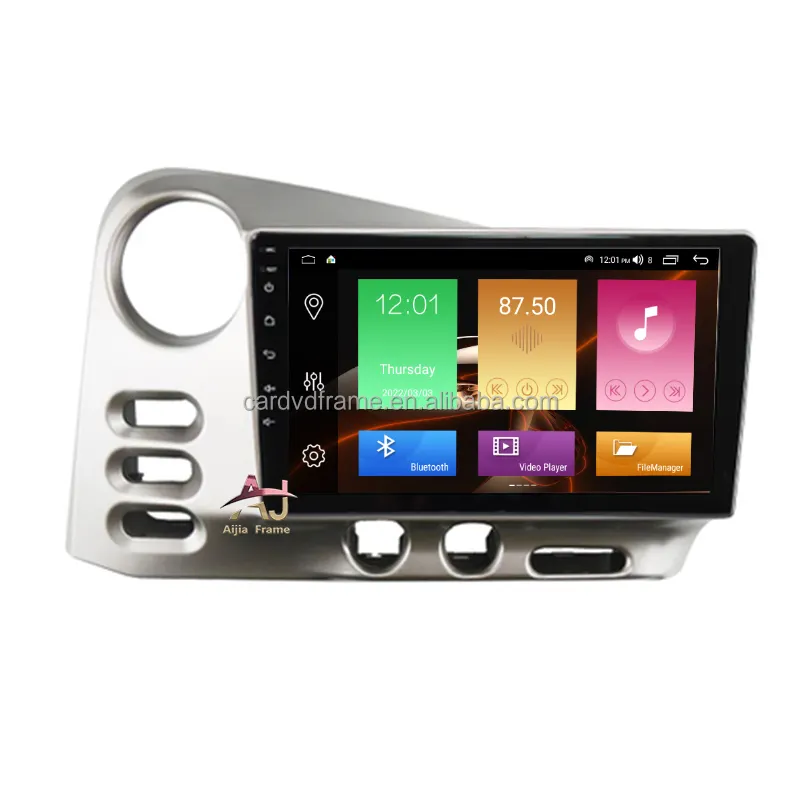 Aijia Android 9 Inch Car Stereo Touch Screen GPS Navigation Carplay DVD Player 1080P Digital For 2003-2004 TOYOTA MATRIX Car Stereo Radio System