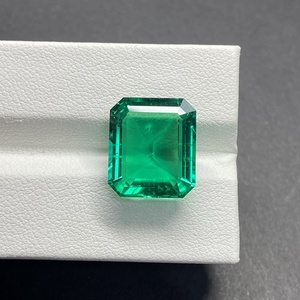 Đá Quý HQ Nhẫn Ngọc Lục Bảo Xanh Thủy Nhiệt Cắt Hình Bát Giác 10X8Mm 2,7cts Bằng Chứng GRC Tạo Ra Trong Phòng Thí Nghiệm - Product Image 6