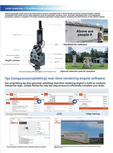 Scanner di Imaging 3D GeoScan Scansiona un'Area di 200.000 Metri Quadrati e Genera Modelli di Rendering 3D Realistici - Product Image 4