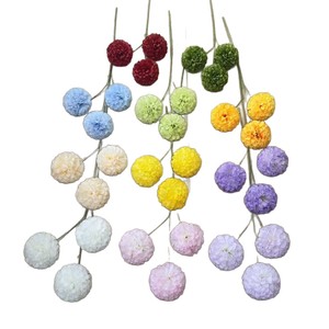 Flores de Hortensia Artificiales Junheyuan, Flor de Seda de una Sola Rama, Decoración de Bodas, Arreglo Floral - Product Image 5