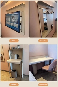 ชุดห้องนอนไม้สไตล์โมเดิร์น Bilido Deluxe สำหรับโรงแรมมาตรฐาน วิลล่า อพาร์ตเมนต์ฮอลิเดย์อินน์ และห้องพักโฮสเทล - Product Image 4