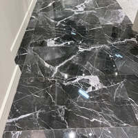 KINGS-WING Lac Baïkal Carreau de marbre Dalle naturelle de salle à manger Ensemble de table Top de luxe Grande dalle de 2cm de marbre pour salle de bain Carrelage de sol et de mur