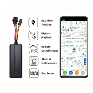 Traceur <span class=keywords><strong>GPS</strong></span> 4G pour moto CA004, localisateur antivol en temps réel avec détection ACC, surveillance vocale et alarme SOS - Product Image 4