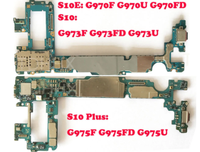 Placa Base Original Desbloqueada para Samsung Galaxy G973F G973U S10 Plus G975F G975FD G975U S10E G970F G970U 128gb