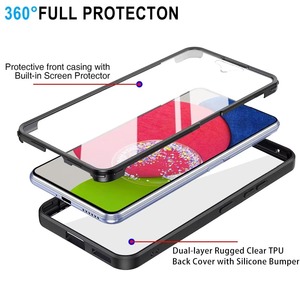 <span class=keywords><strong>Custodia</strong></span> Protettiva Integrale Antiurto in TPU e PC per Samsung A16 A17 S24 S25 Ultra con Protezione Schermo Integrata - Product Image 5