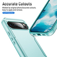 Étui de téléphone portable pour Google Pixel 10 Pro XL 9Pro 8A 7A 6A PC dur souple TPU Protection contre les chutes Durable antichoc couverture complète