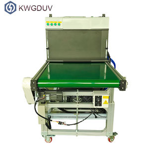 Çok fonksiyonlu dairesel düz UV LED lamba kür makinesi UV kür kurutma için LED su tankı ile 600MM geniş konveyör bant - Product Image 3