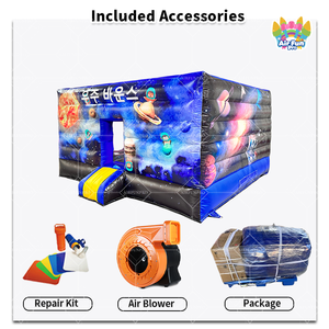 Nouveau Château Gonflable Commercial en PVC pour Enfants, Style Coréen, Idéal pour la <span class=keywords><strong>Location</strong></span> Extérieure et les Fêtes - Product Image 3