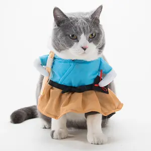猫の服のための猫のコスプレスーツ爆竹コルセアカウボーイかわいい衣装海賊のものファンシーキティ面白い犬の帽子アクセサリー