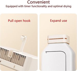 Secadora de Ropa Portátil Automática, Mini, Compacta, de Plástico, con Logotipo Personalizado para Uso Doméstico, Venta al Por Mayor - Product Image 5