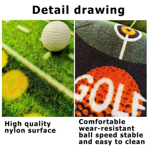Tapis de golf Intérieur Mini Golf Pratique <span class=keywords><strong>Aide</strong></span> à la formation Golf Putting Green Mat - Product Image 5