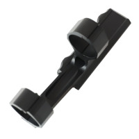 Support optique tactique réglable en alliage d'aluminium de 30 mm à double anneau pour viseur point rouge, chasse et tir en extérieur