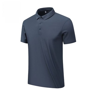 Polo unisexe en soie glacée à séchage rapide, T-shirt respirant pour couple, idéal pour l'été - Product Image 3