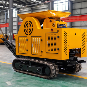 Небольшая легкая гусеничная самоходная бензиновая гидравлическая камнедробилка передвижная щековая дробилка - Product Image 3