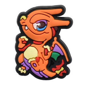 Venta caliente zapatos encantos dibujos animados Anime Poke <span class=keywords><strong>Pika</strong></span> Charmander Gengar Squirtle Psyduck diseño duradero suave PVC zapatos decoraciones - Product Image 5