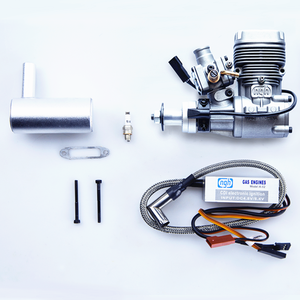 Động cơ xăng NGH 9cc 2 thì GT9pro dành cho máy bay điều khiển từ xa bằng kim loại, động cơ 2 thì 9cc - Product Image 2