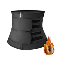 Corset Amincissant Gainant à Double Ceinture pour Femme, Entraînement Grande Taille, Ceinture Sauna Ventre Plat