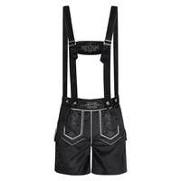 Tenue d'été bavaroise vintage pour homme, ensemble Lederhosen avec bretelles, personnalisable ODM OEM, pour Halloween et festivals de la bière