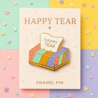 Gran Oferta Nuevo Pin de Solapa de Esmalte Duro de Alta Calidad con Diseño Positivo, Regalo para Salud Mental, Accesorios Personalizados al por Mayor
