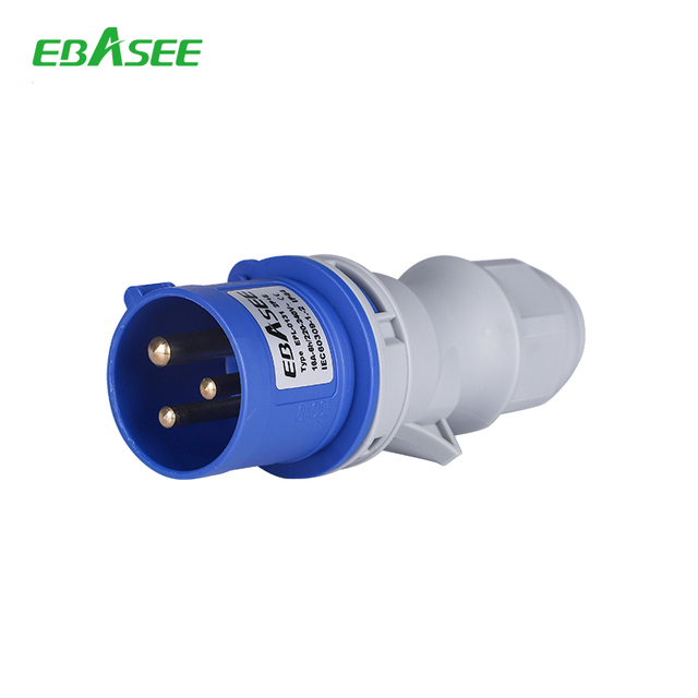 EBASEE 16A 32A 63A 125A 3pin 4pin NEW Waterproof Industrial Plug and Socket Connectors