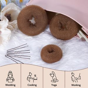 Vente directe usine – Chignon en nylon multi-tailles, portable, pour femmes - Product Image 3