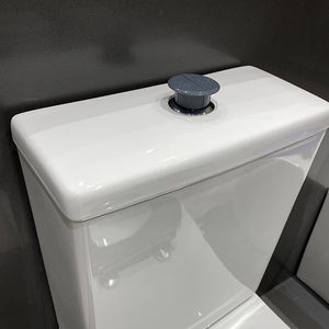 Inodoro de Alta Gama HUIDA con Asiento Elevado <span class=keywords><strong>para</strong></span> Personas Mayores y con Discapacidad, Inodoro de Doble Descarga con Sifón en P de 2 Piezas - Product Image 6