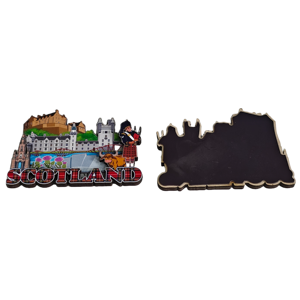 Nouveau style d'aimant de réfrigérateur décoratif pour la maison, souvenir personnalisé, aimant en bois en résine époxy à 2 couches avec feuille d'époxy et MDF - Product Image 4