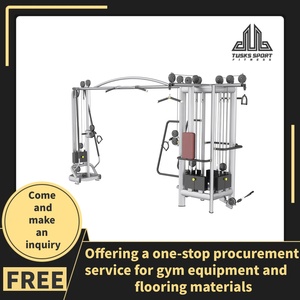 OEM Service Offre Spéciale Nouvelle Arrivée Pin Chargé Équipement D'entraînement Meilleure Utilisé <span class=keywords><strong>Techno</strong></span>-Gym 5 Stations Machine Câble Jungle - Product Image 2