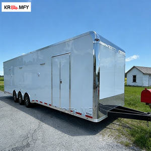 Twin-steer Food Transport Enclosed <b>Cargo</b> <b>Trailer</b> for Even Fruit Weight Distribution Haulage - Product Image 3