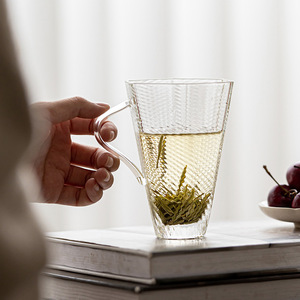 Tetera de Vidrio con Asa Lateral, Resistente al Calor, de Borosilicato, para Preparar Té, Uso Doméstico - Product Image 5
